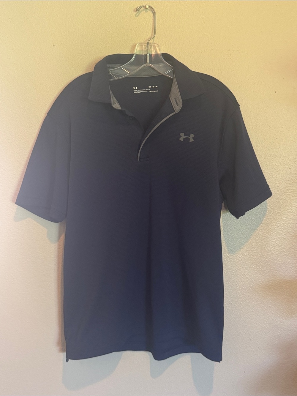 Under Armour Men’s Navy Polo with Subtle Logo